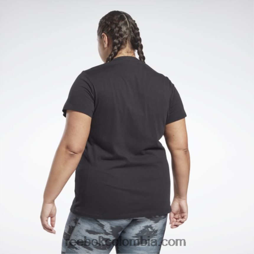 mujer negro Camiseta con gráfico vectorial esencial de entrenamiento (talla grande) Reebok D260LP654