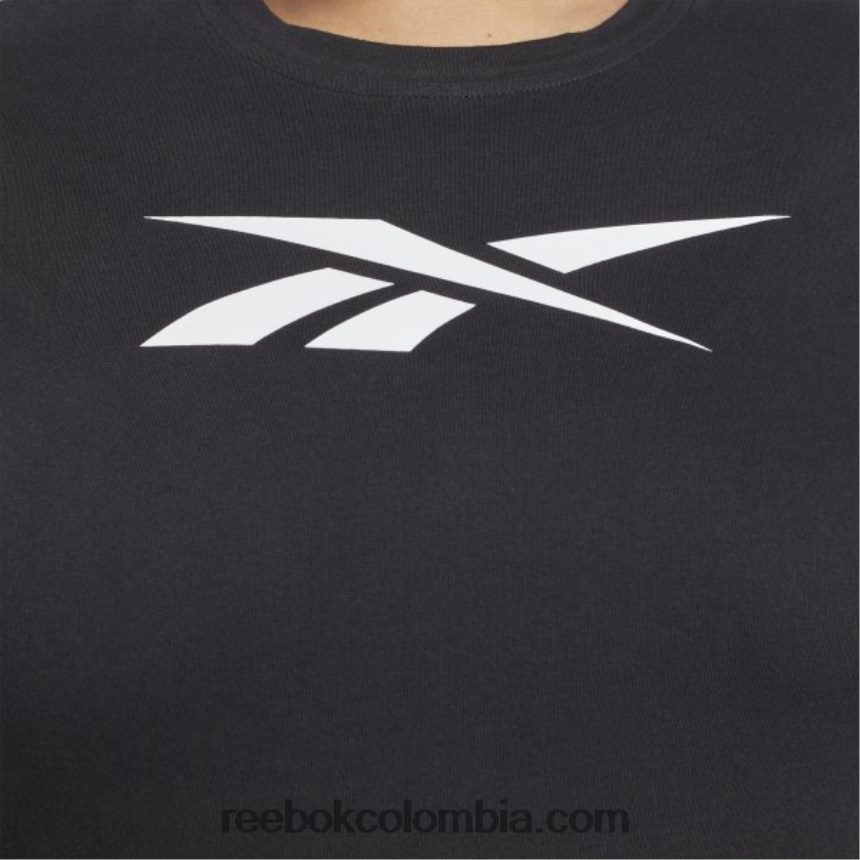 mujer negro Camiseta con gráfico vectorial esencial de entrenamiento (talla grande) Reebok D260LP654