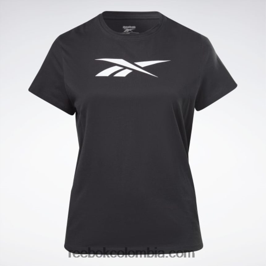 mujer negro Camiseta con gráfico vectorial esencial de entrenamiento (talla grande) Reebok D260LP654