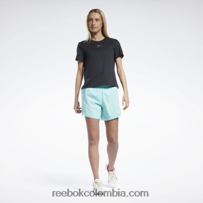 mujer negro camiseta corriendo speedwick Reebok D260LP589