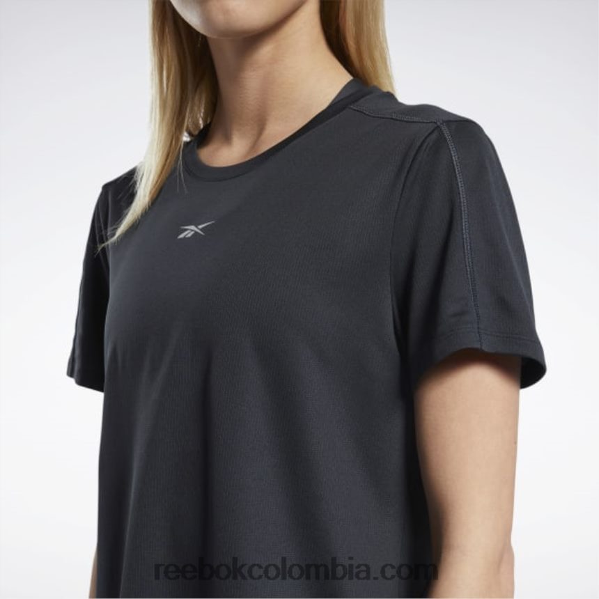 mujer negro camiseta corriendo speedwick Reebok D260LP589
