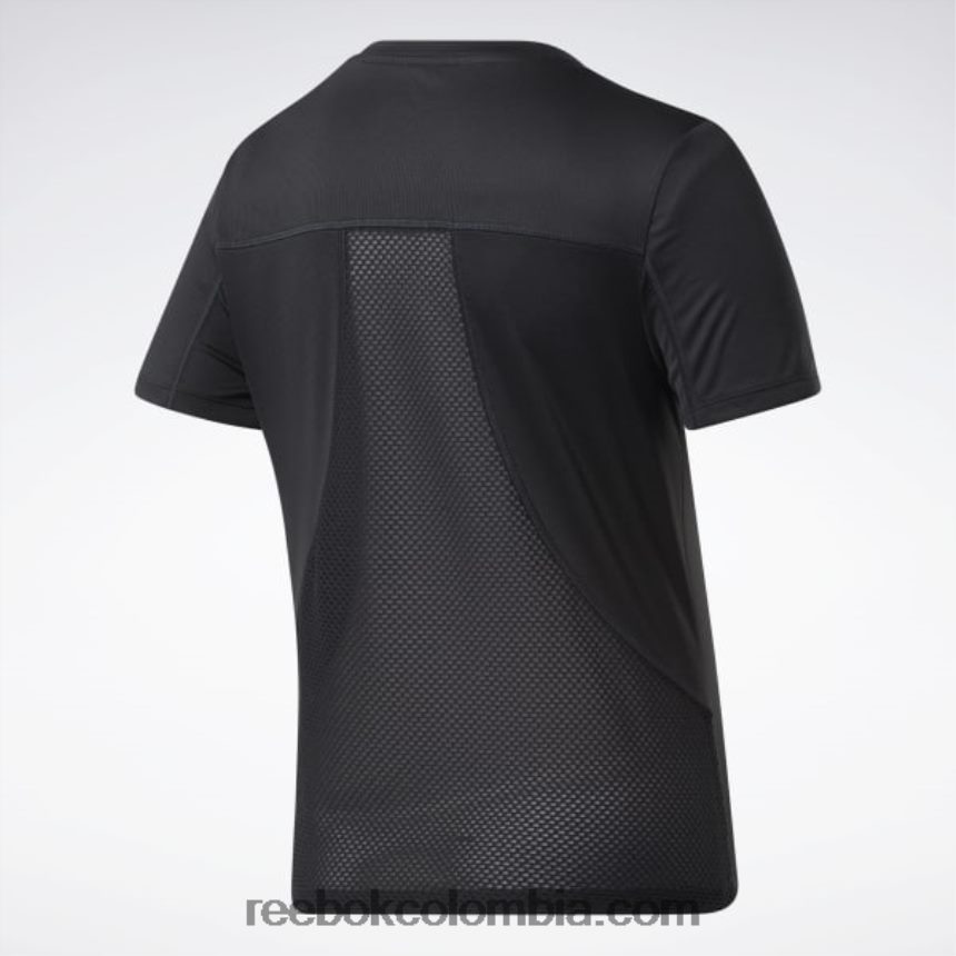 mujer negro camiseta corriendo speedwick Reebok D260LP589