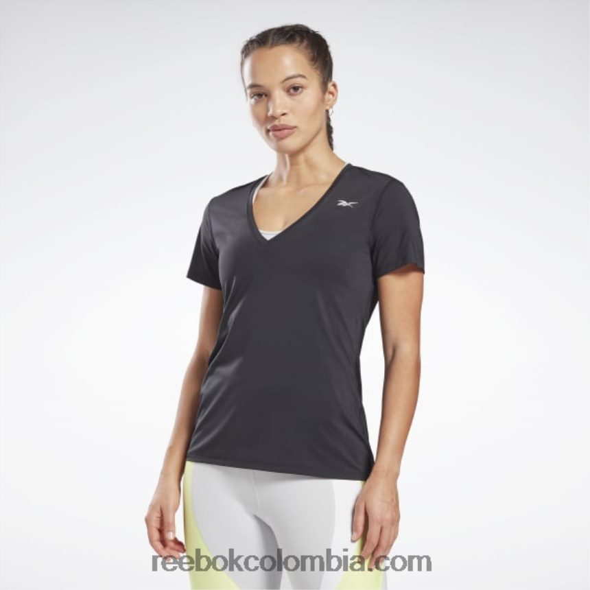 mujer negro camiseta deportiva activchill Reebok D260LP878