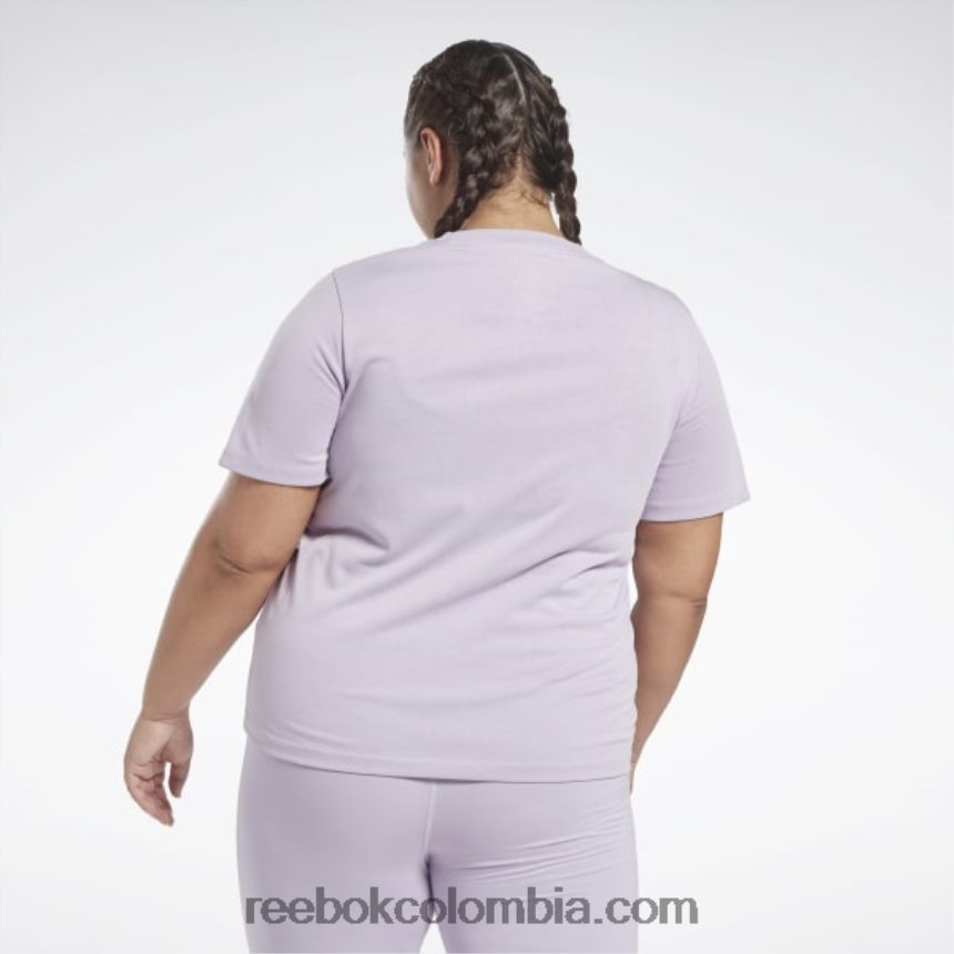 mujer oasis morado camiseta de identidad (talla grande) Reebok D260LP729