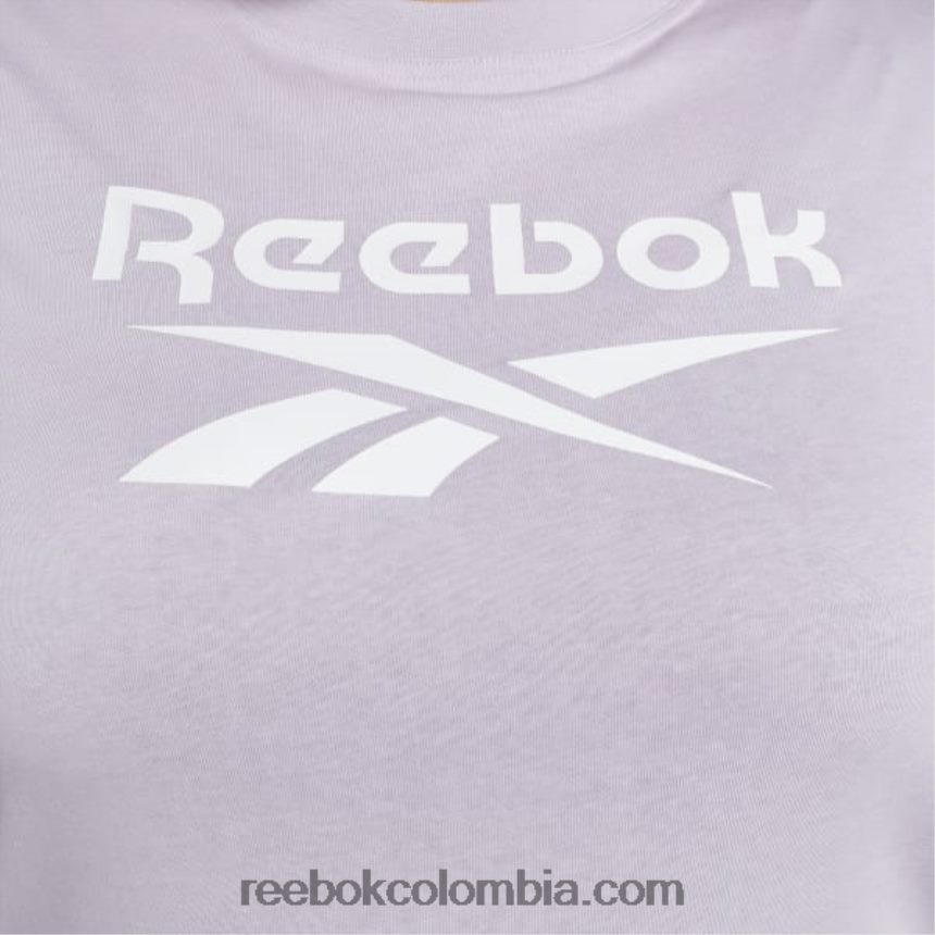 mujer oasis morado camiseta de identidad (talla grande) Reebok D260LP729