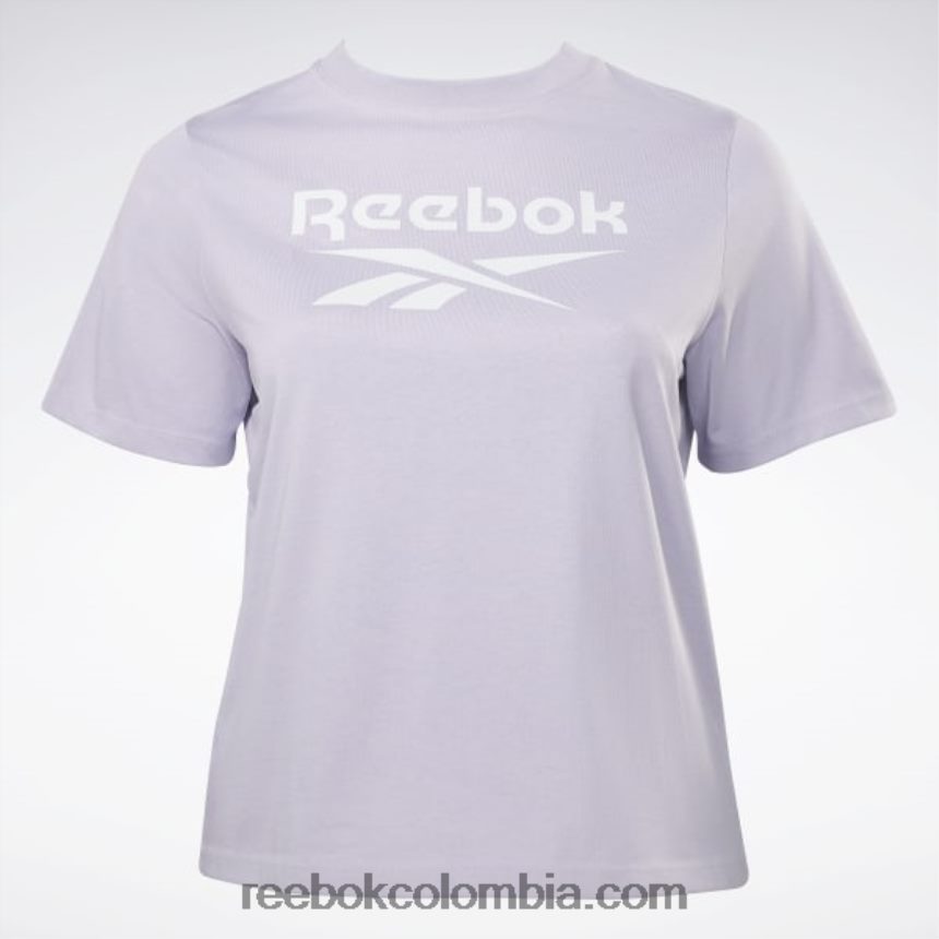mujer oasis morado camiseta de identidad (talla grande) Reebok D260LP729