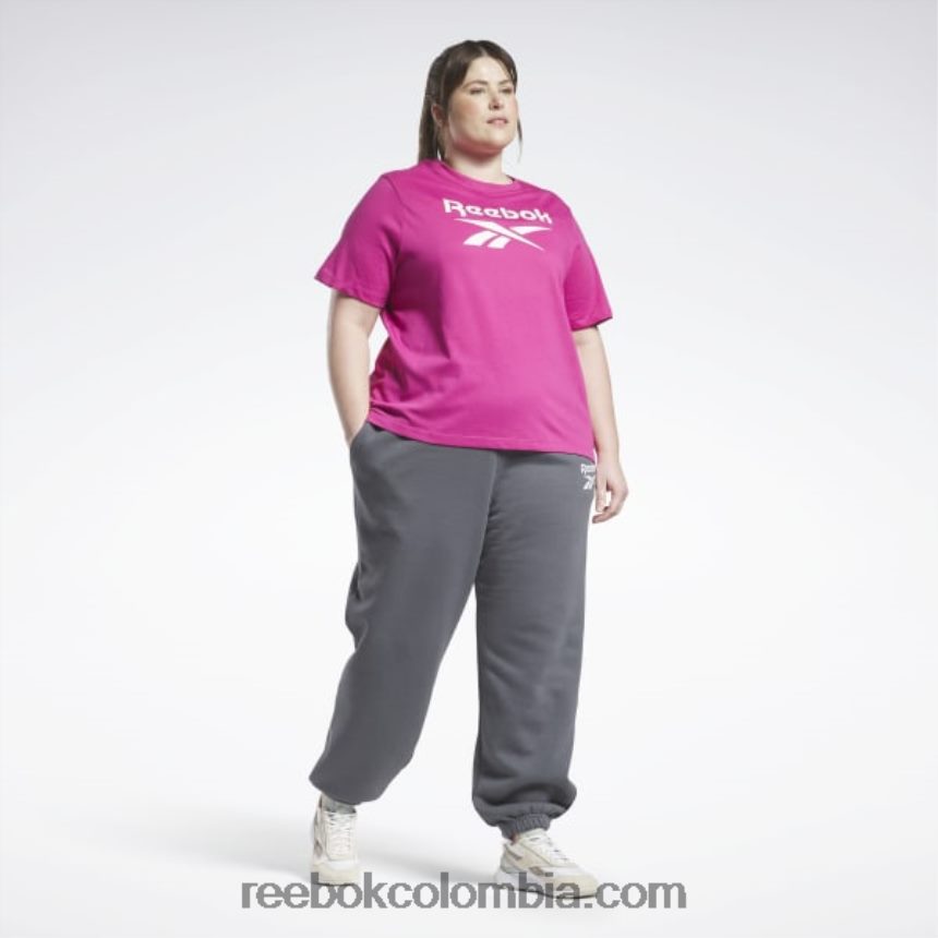 mujer rosa semi orgulloso camiseta de identidad (talla grande) Reebok D260LP624