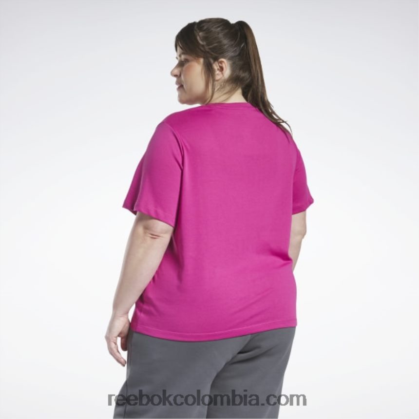 mujer rosa semi orgulloso camiseta de identidad (talla grande) Reebok D260LP624