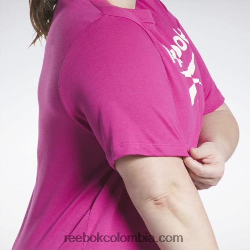 mujer rosa semi orgulloso camiseta de identidad (talla grande) Reebok D260LP624