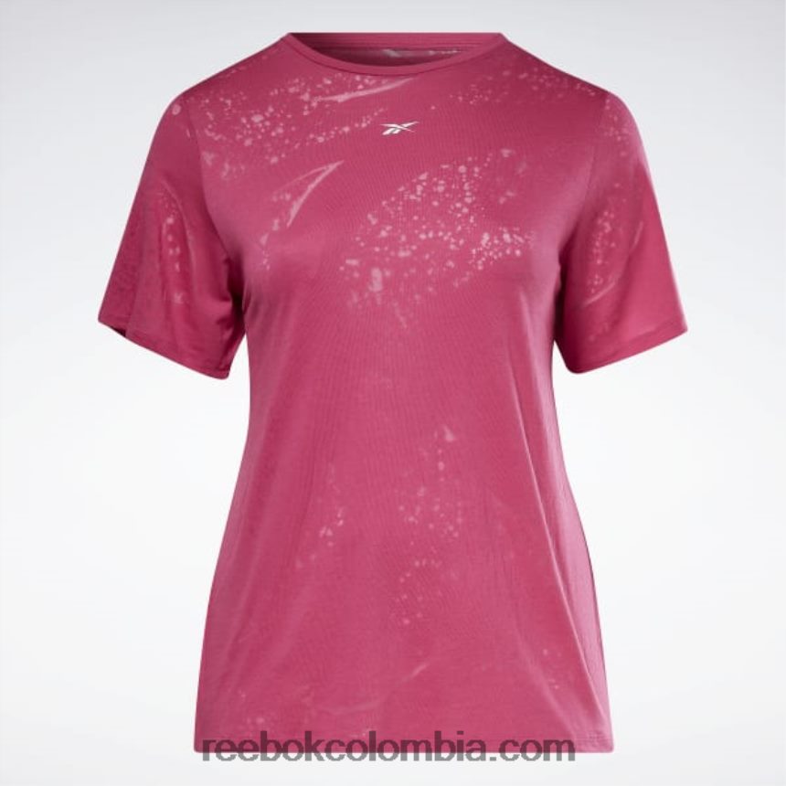 mujer rosa semi orgulloso camiseta desgastada (talla grande) Reebok D260LP680