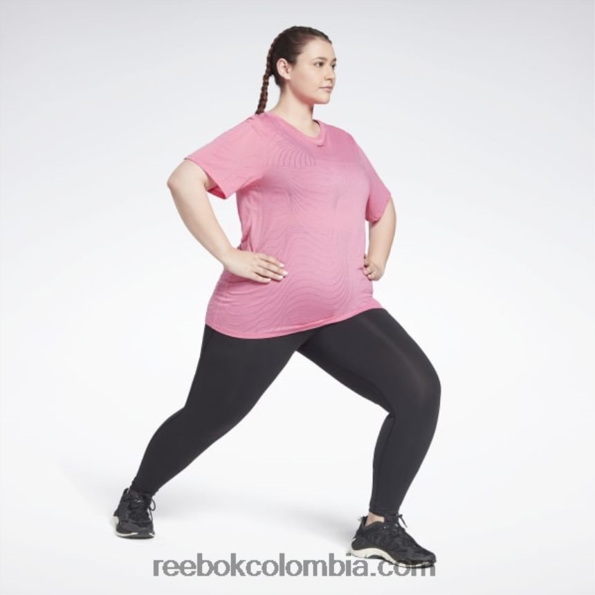 mujer rosa verdadero camiseta desgastada (talla grande) Reebok D260LP885
