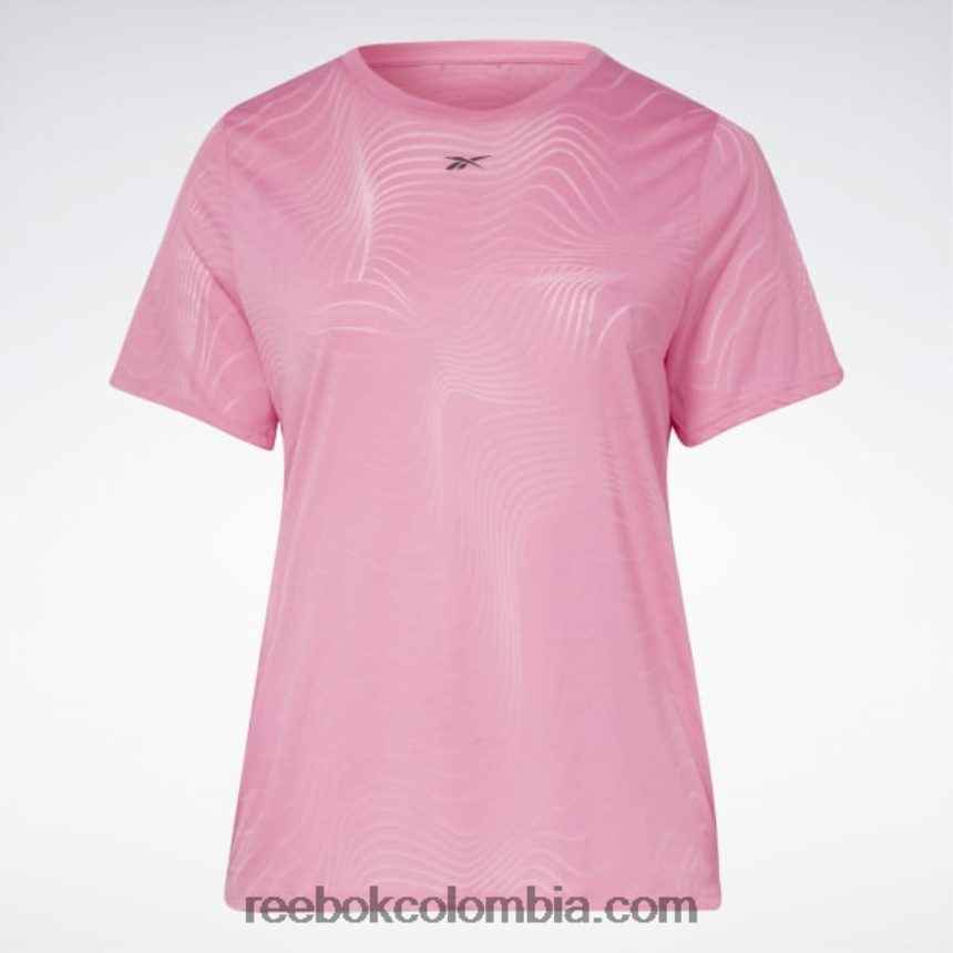 mujer rosa verdadero camiseta desgastada (talla grande) Reebok D260LP885