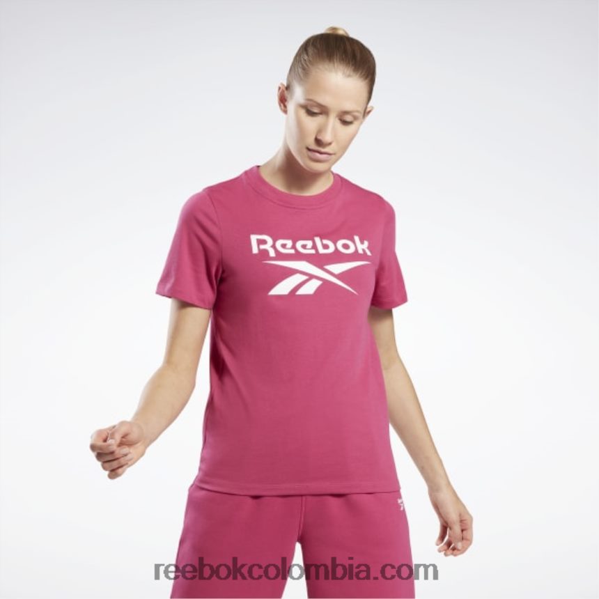 mujer semi orgulloso rosa/blanco camiseta de identidad Reebok D260LP520