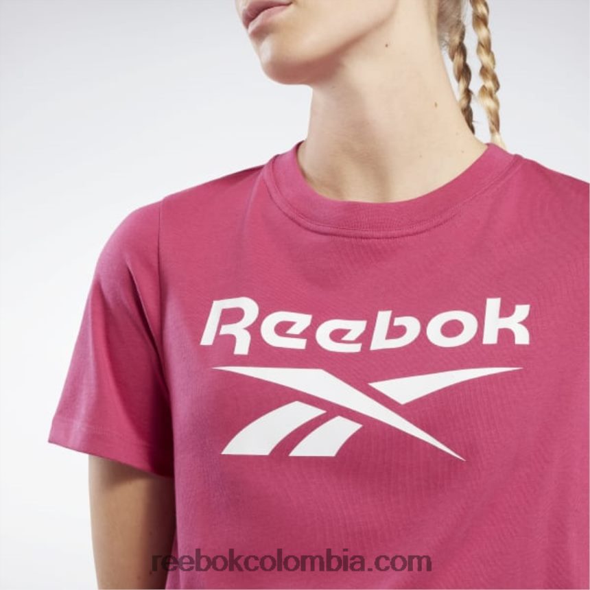 mujer semi orgulloso rosa/blanco camiseta de identidad Reebok D260LP520