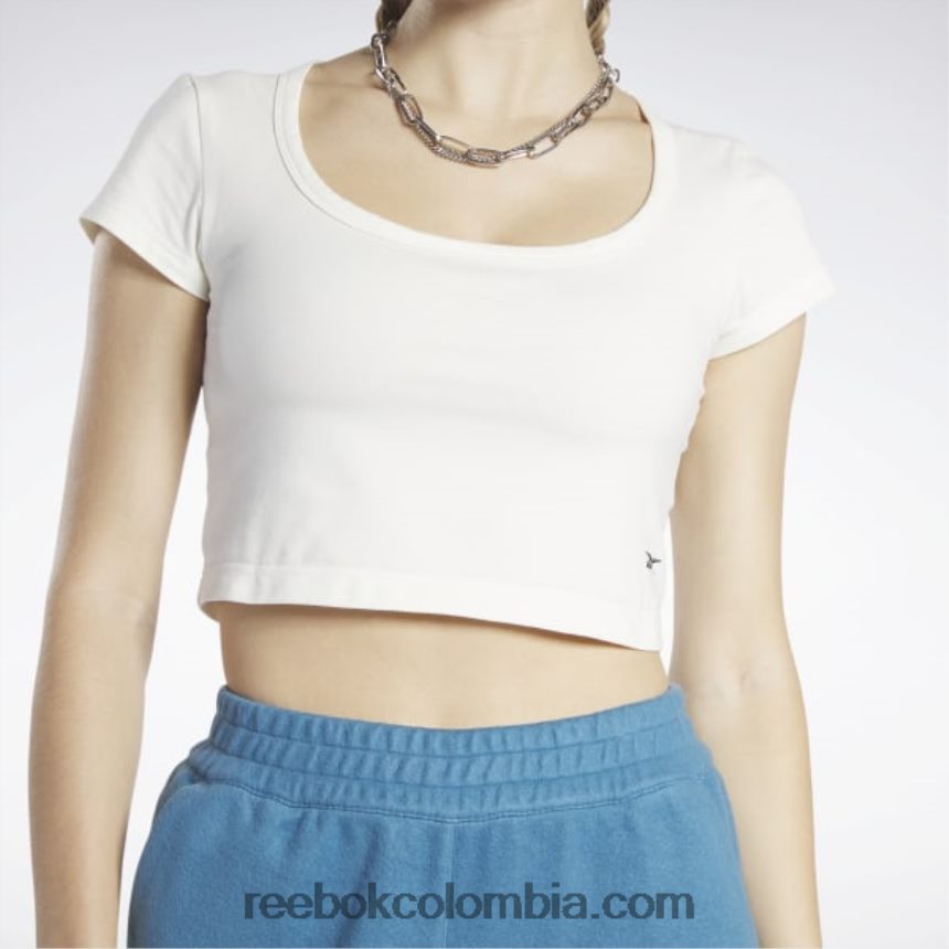 mujer tiza camiseta corta clásica Reebok D260LP860