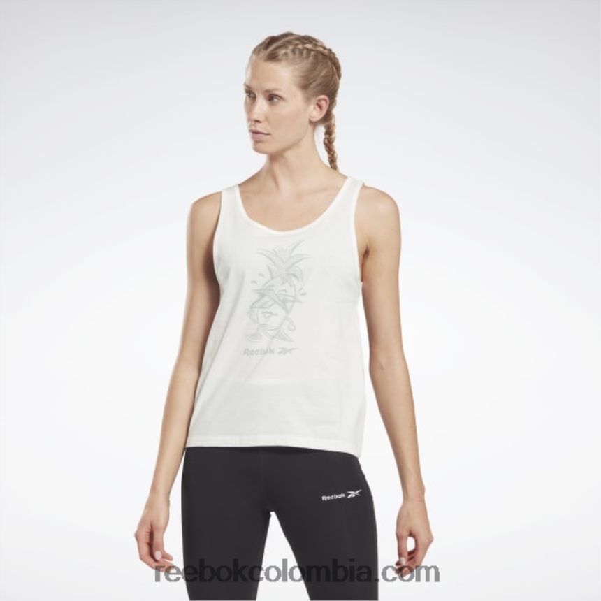 mujer tiza camiseta peculiar Reebok D260LP883