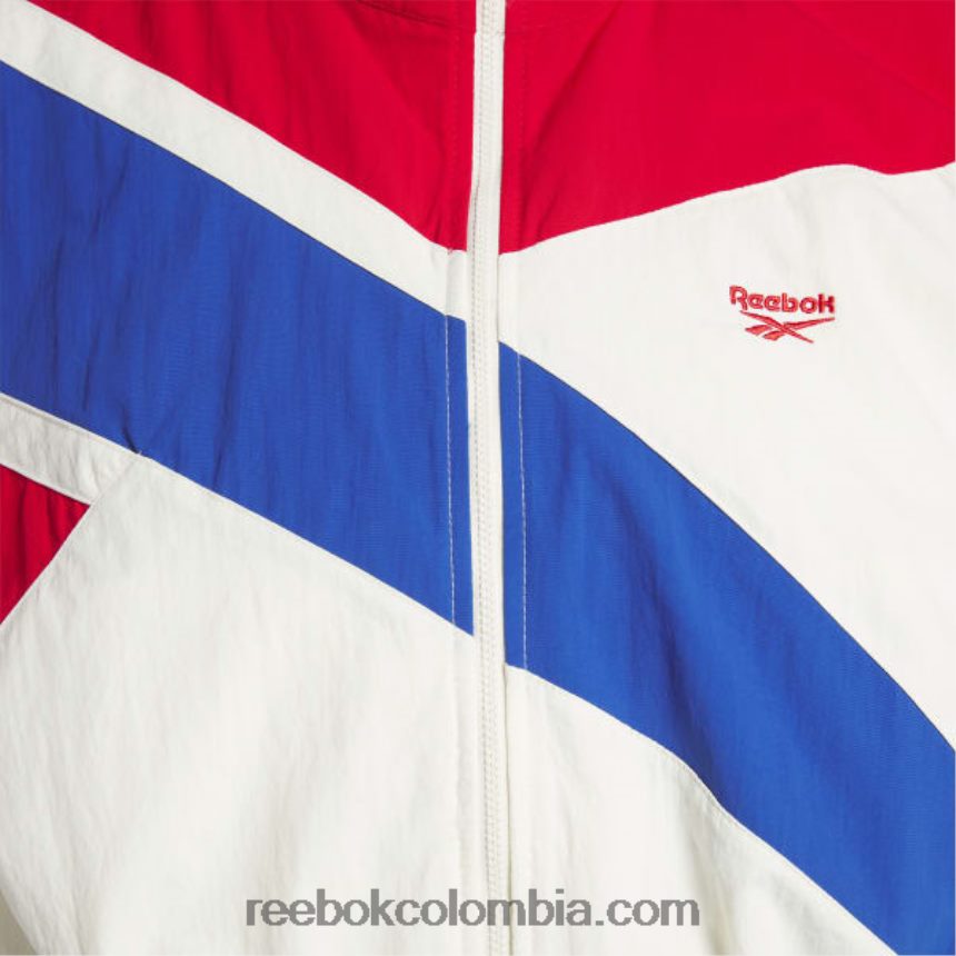 mujer blanco clásico chaqueta de chándal de la franquicia de clásicos Reebok D260LP318