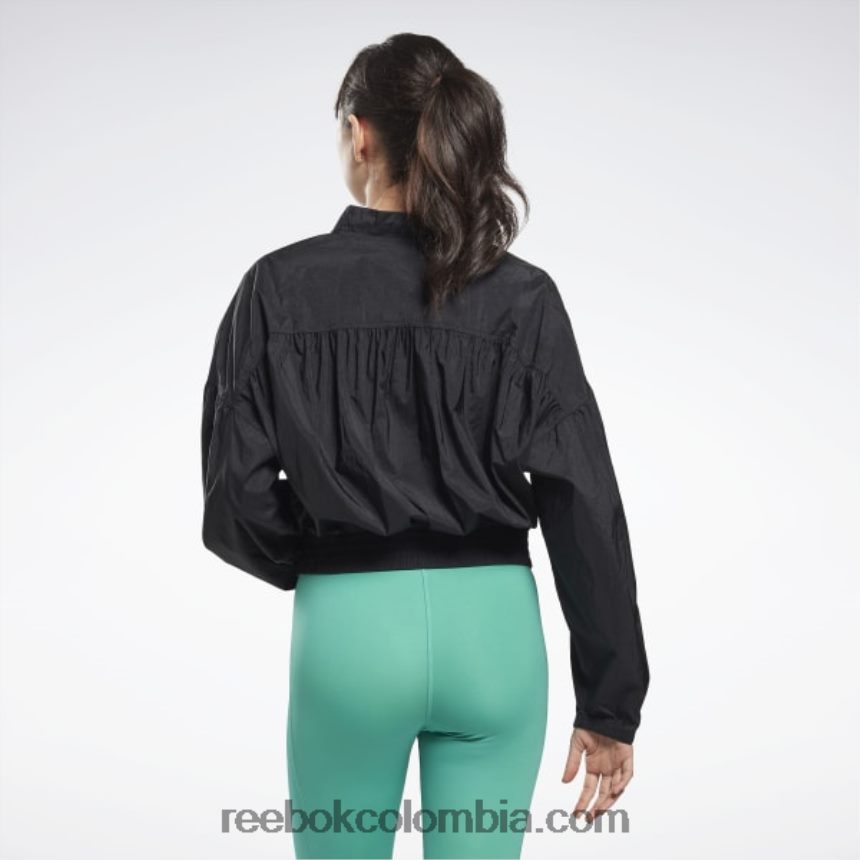 mujer negro chaqueta de moda brillante de estudio Reebok D260LP993