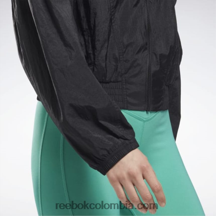 mujer negro chaqueta de moda brillante de estudio Reebok D260LP993