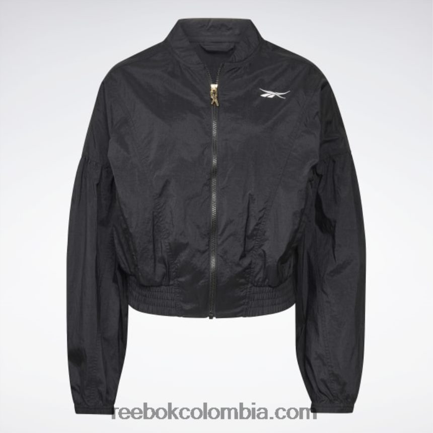 mujer negro chaqueta de moda brillante de estudio Reebok D260LP993
