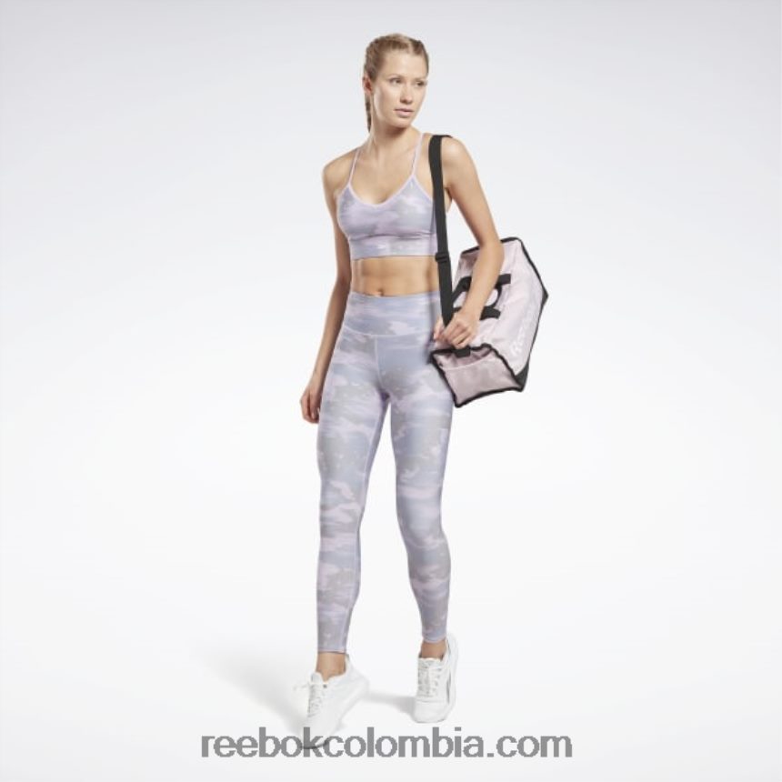mujer neblina violeta medias con estampado de camuflaje Reebok D260LP480