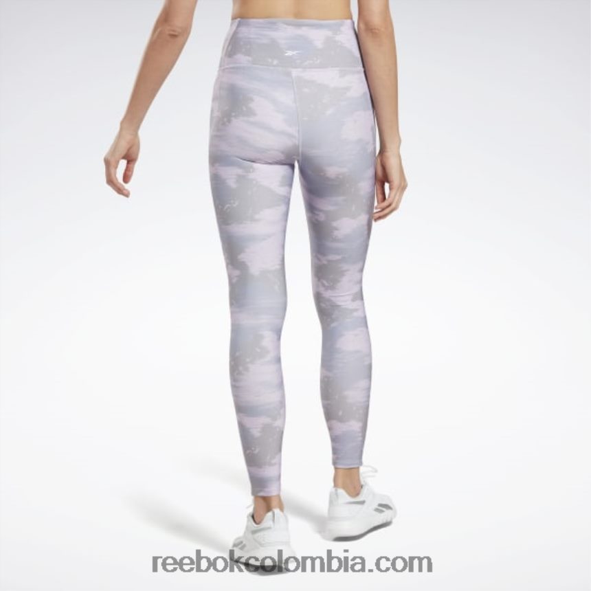 mujer neblina violeta medias con estampado de camuflaje Reebok D260LP480
