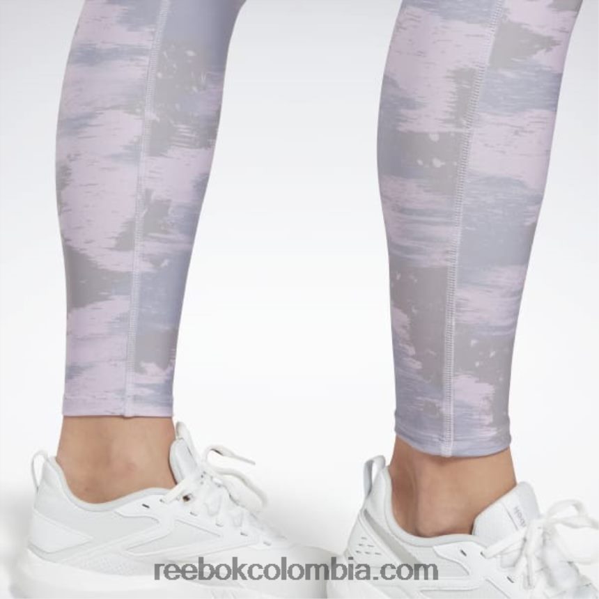 mujer neblina violeta medias con estampado de camuflaje Reebok D260LP480