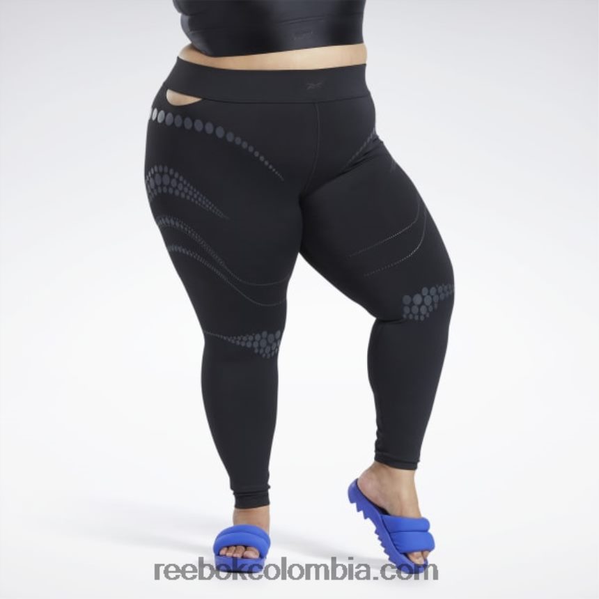 mujer negro medias cardi b (tallas grandes) Reebok D260LP218