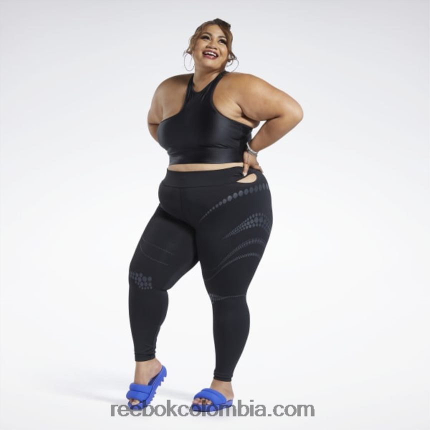 mujer negro medias cardi b (tallas grandes) Reebok D260LP218