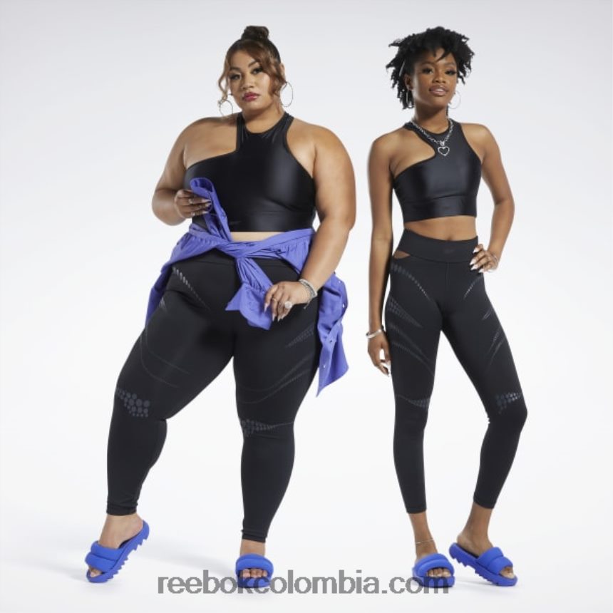 mujer negro medias cardi b (tallas grandes) Reebok D260LP218