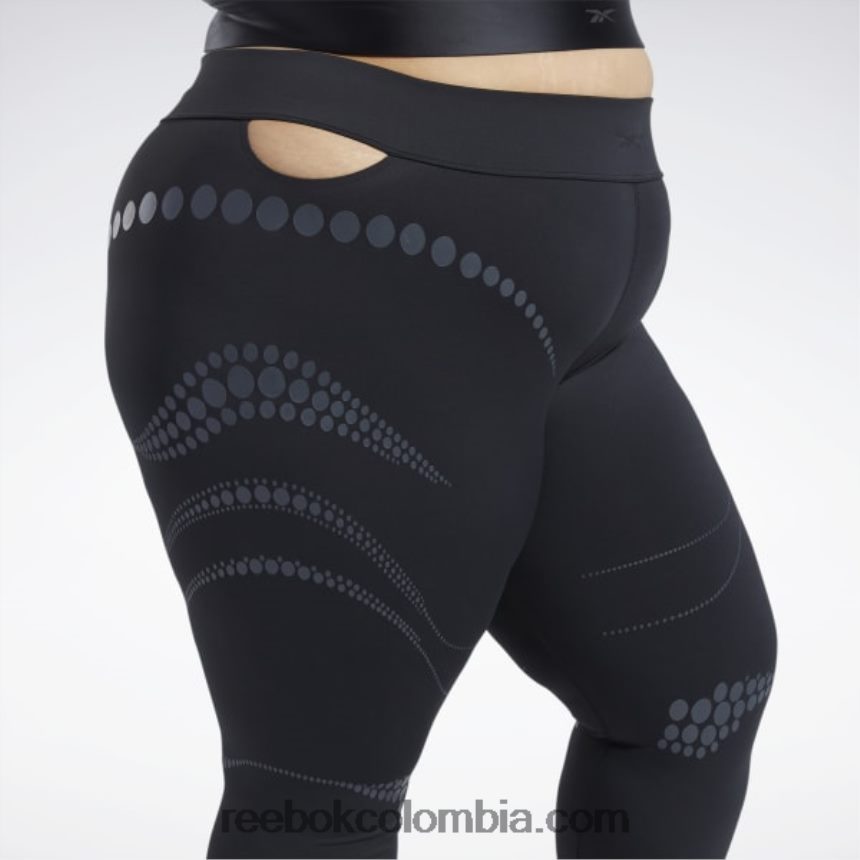 mujer negro medias cardi b (tallas grandes) Reebok D260LP218