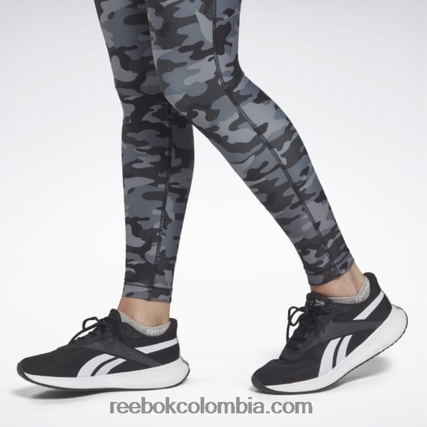 mujer negro medias con estampado de camuflaje lux bold Reebok D260LP433