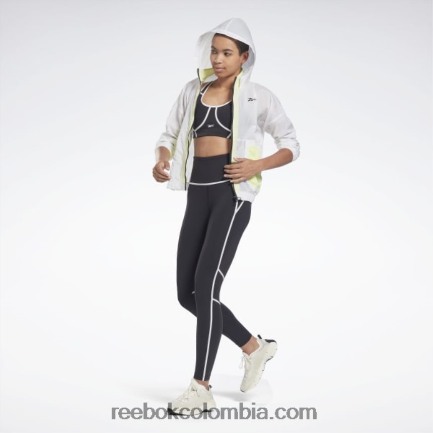 mujer negro medias lux de talle alto con bloques de color Reebok D260LP230