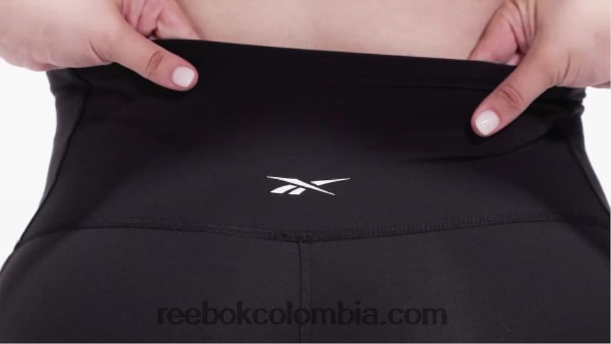 mujer negro medias lux de talle alto (tallas grandes) Reebok D260LP527