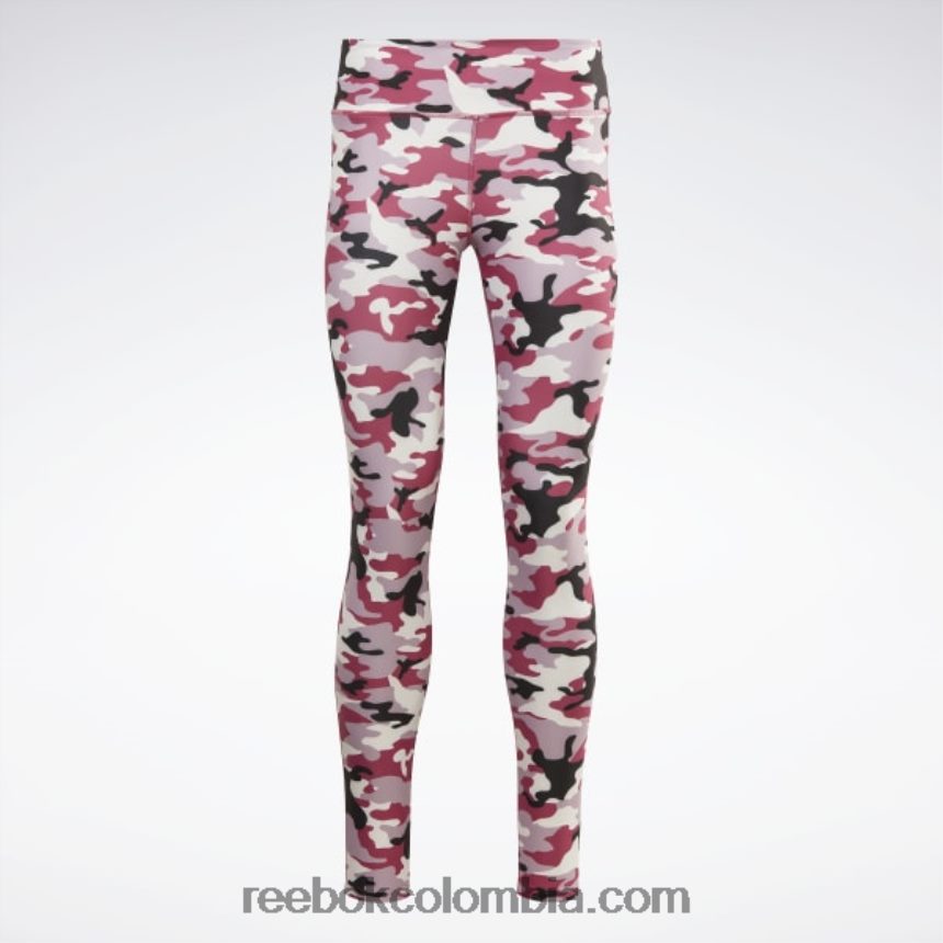mujer rosa semi orgulloso medias con estampado de camuflaje lux bold Reebok D260LP547