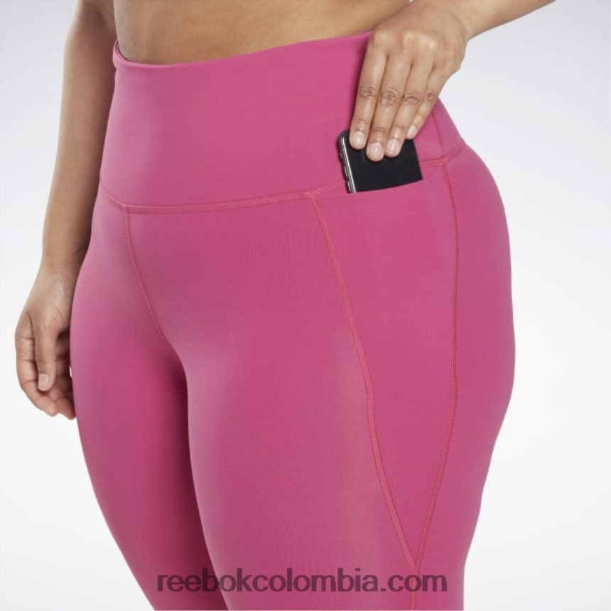 mujer rosa semi orgulloso medias lux de talle alto (tallas grandes) Reebok D260LP831