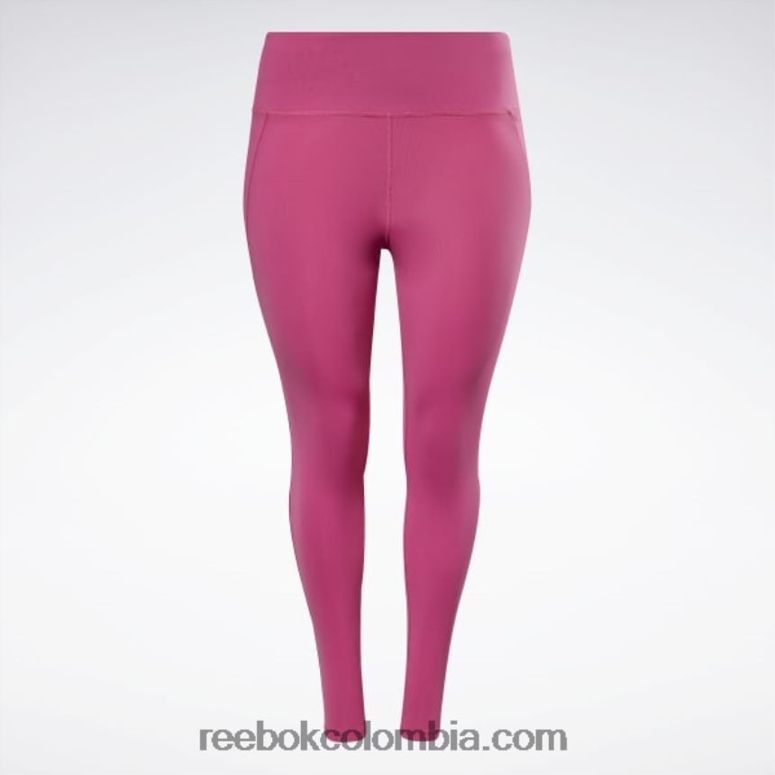 mujer rosa semi orgulloso medias lux de talle alto (tallas grandes) Reebok D260LP831