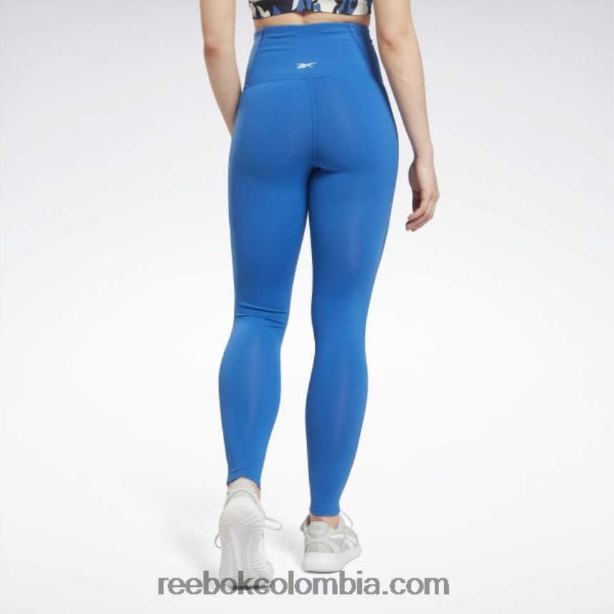 mujer vector azul medias lux de talle alto Reebok D260LP426