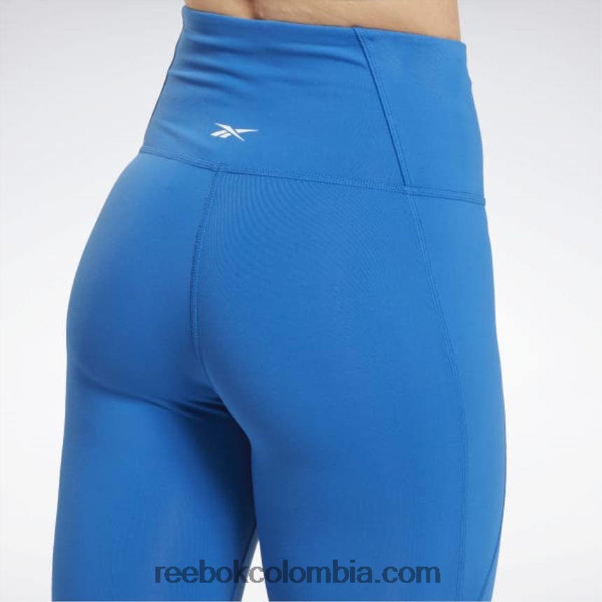 mujer vector azul medias lux de talle alto Reebok D260LP426