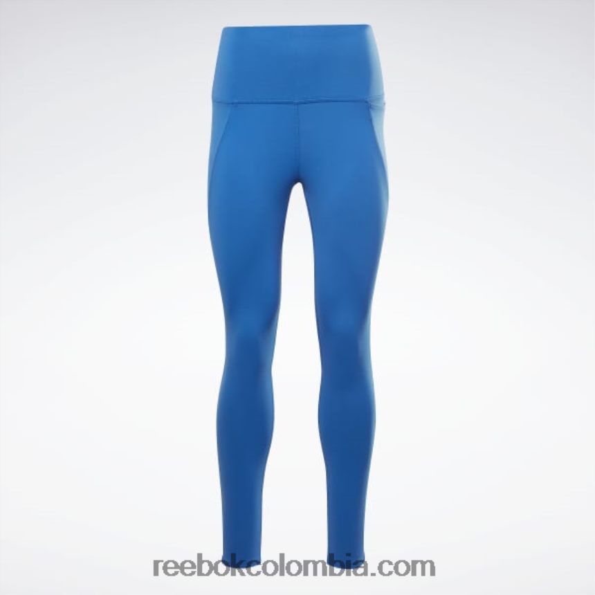 mujer vector azul medias lux de talle alto Reebok D260LP426