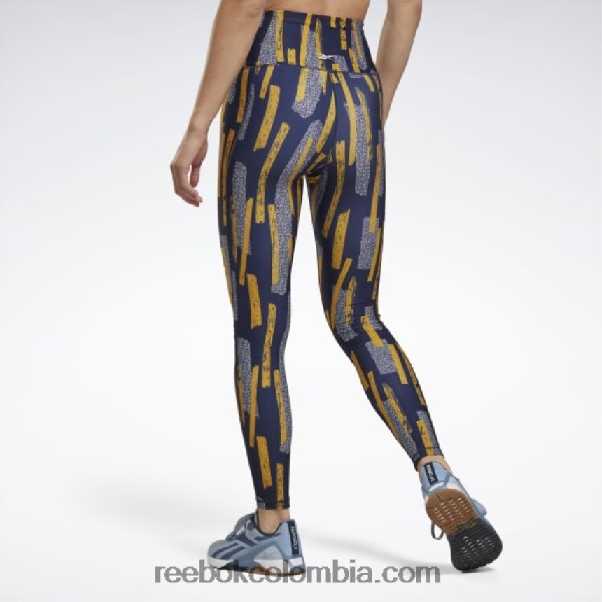 mujer vector de la marina medias con estampado myt Reebok D260LP538