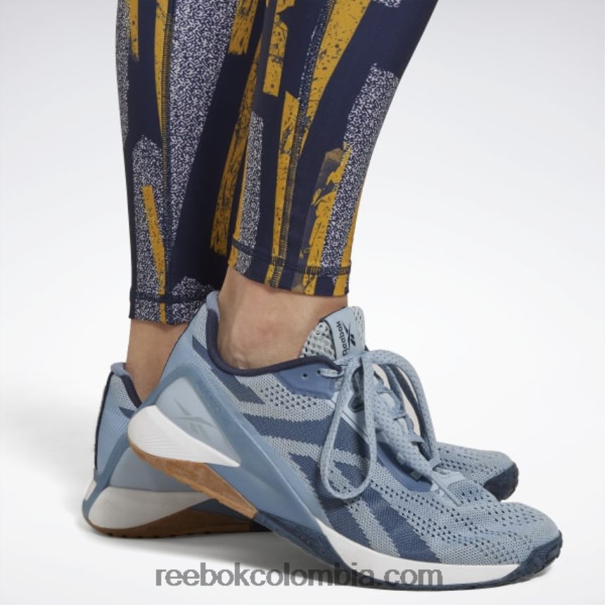 mujer vector de la marina medias con estampado myt Reebok D260LP538