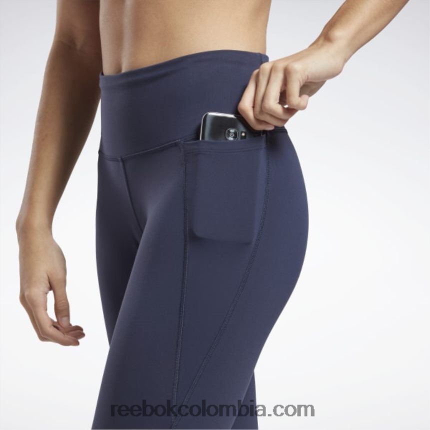 mujer vector de la marina medias lux de talle alto Reebok D260LP146