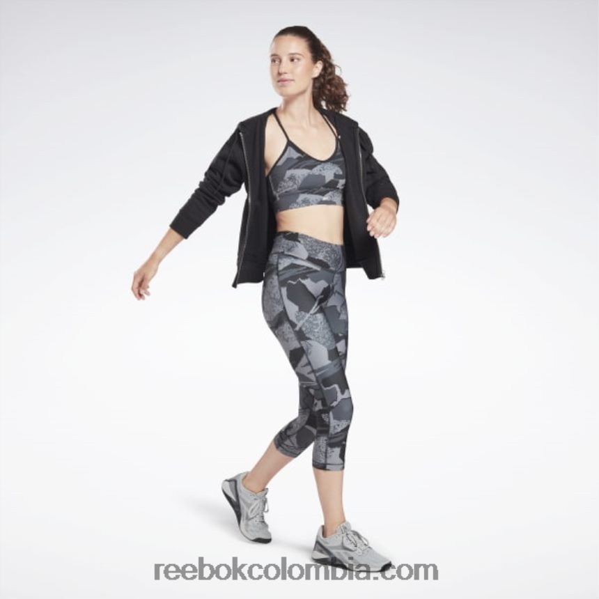 noche negra capri estampado listo para entrenar Reebok D260LP961
