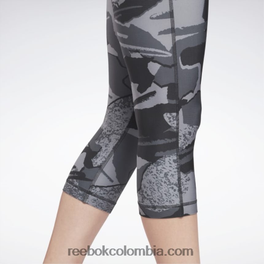 noche negra capri estampado listo para entrenar Reebok D260LP961