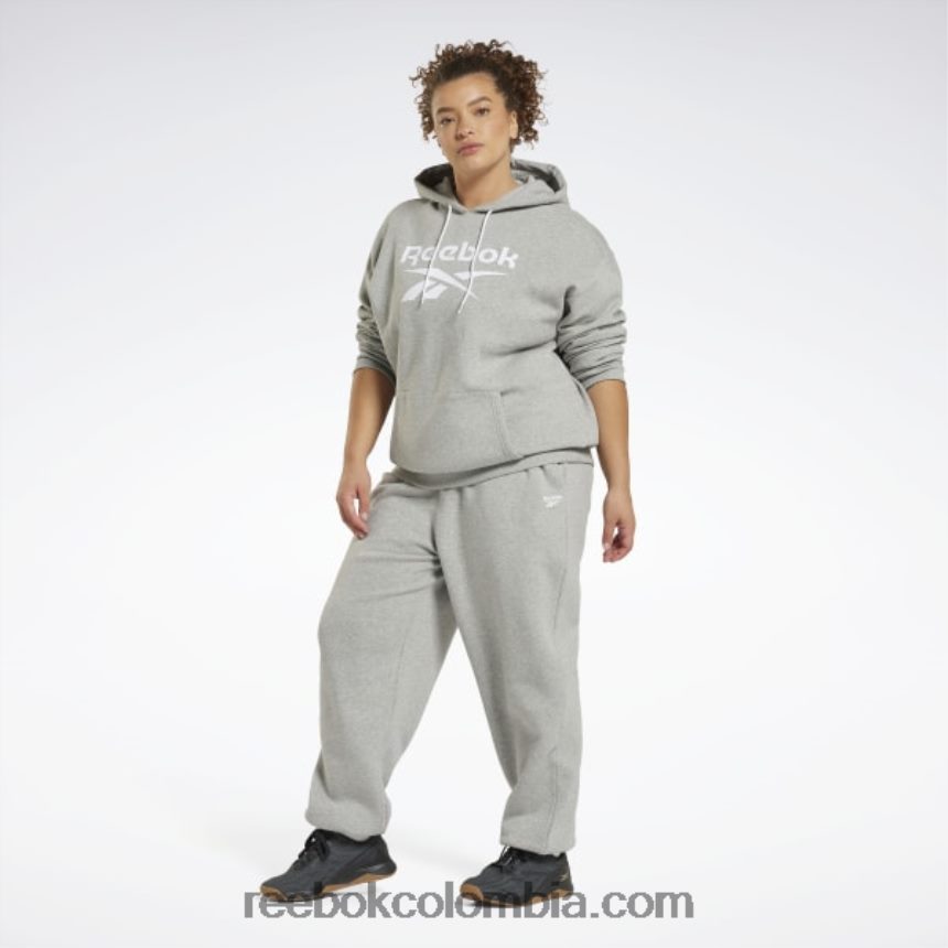mujer brezo gris medio Joggers de lana de identidad (tallas grandes) Reebok D260LP647
