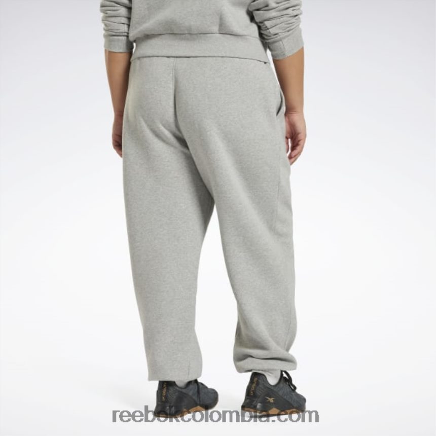 mujer brezo gris medio Joggers de lana de identidad (tallas grandes) Reebok D260LP647
