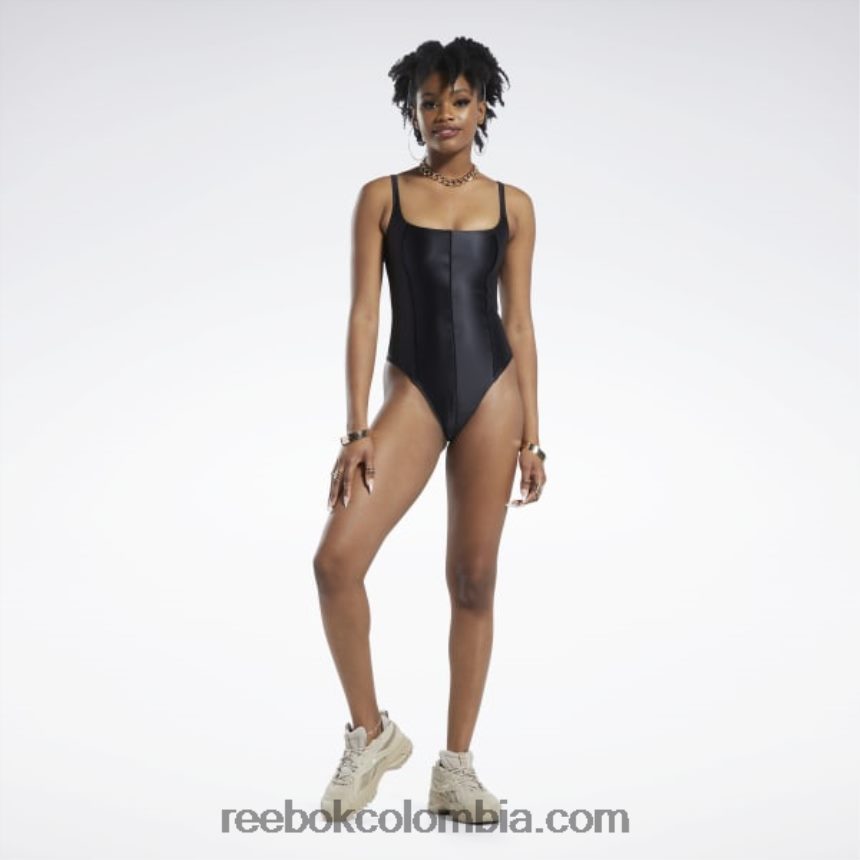 mujer negro mono cardi b Reebok D260LP668