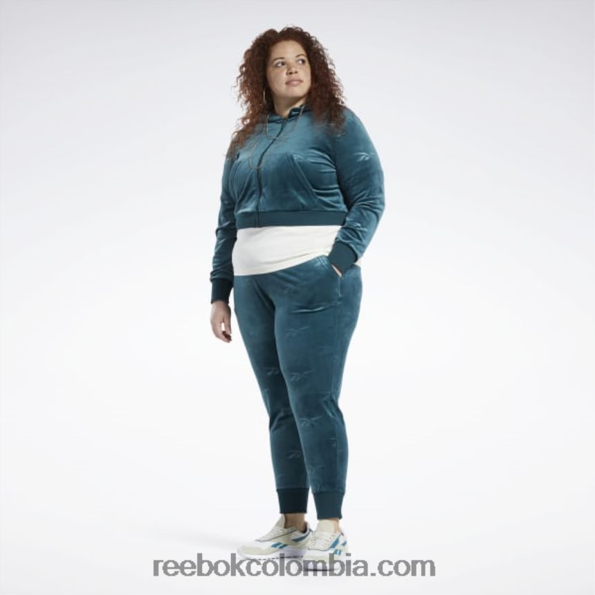 mujer bosque verde pantalones de terciopelo classics energy q4 (tallas grandes) Reebok D260LP886