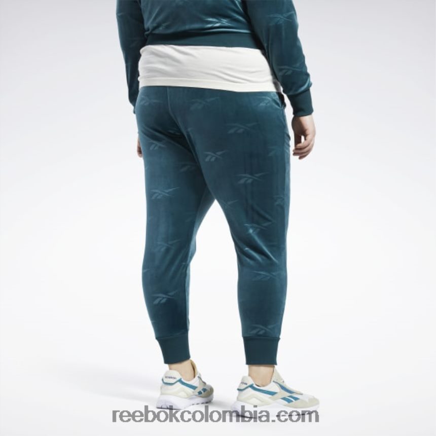mujer bosque verde pantalones de terciopelo classics energy q4 (tallas grandes) Reebok D260LP886